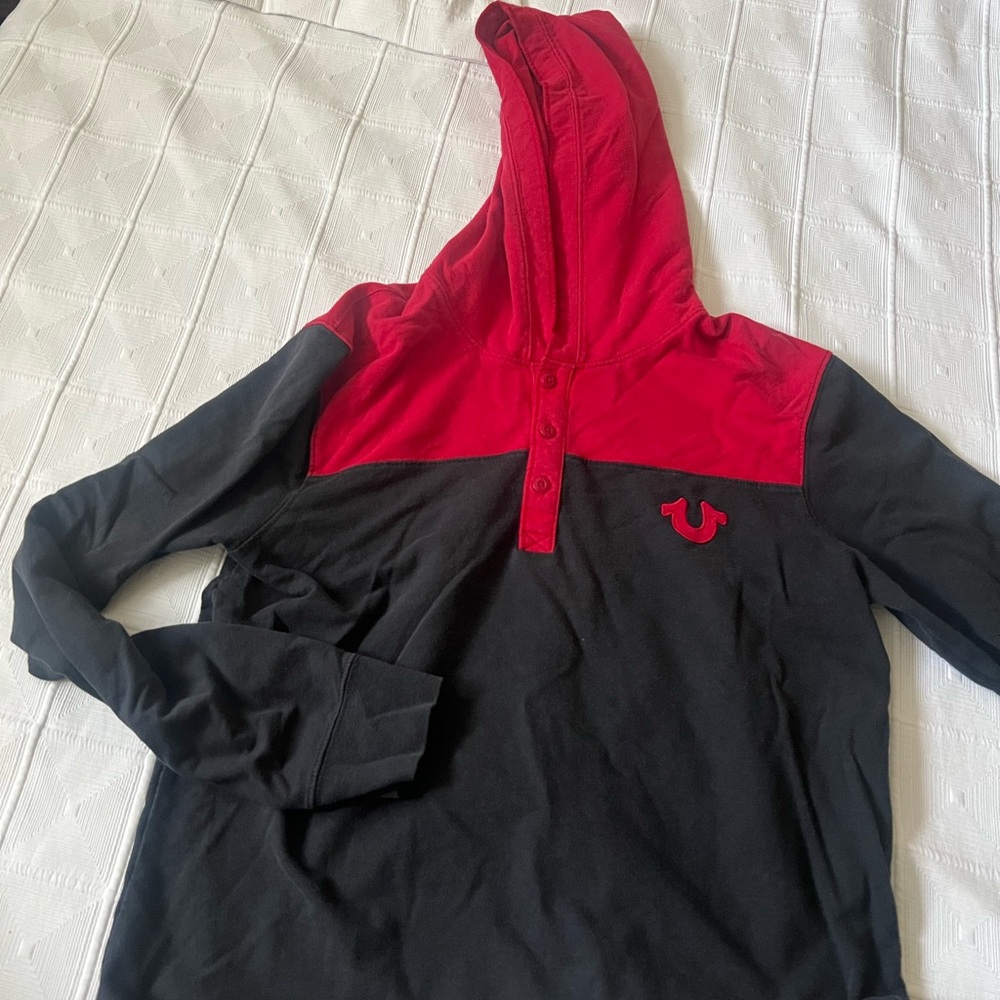 True religion light hoodie